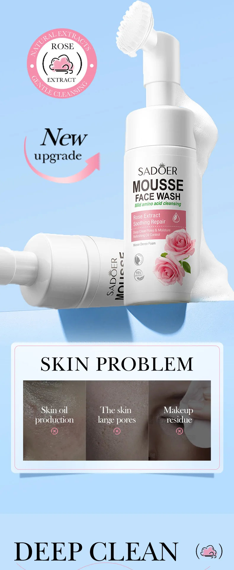 Facial Cleanser-Face Wash Foam