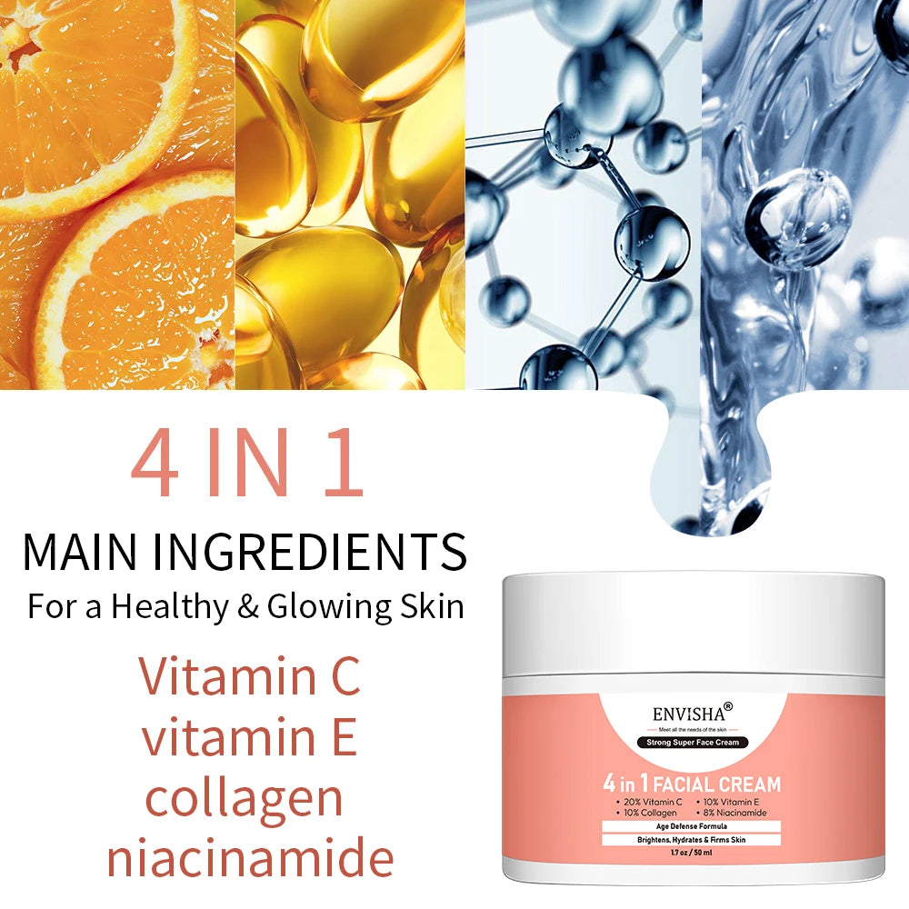 Collagen Facial Cream Face Skin Care Anti-Aging Wrinkle
