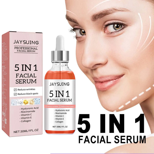 5 In 1 Facial Serum with Vitamin C& Hyaluronic Acid