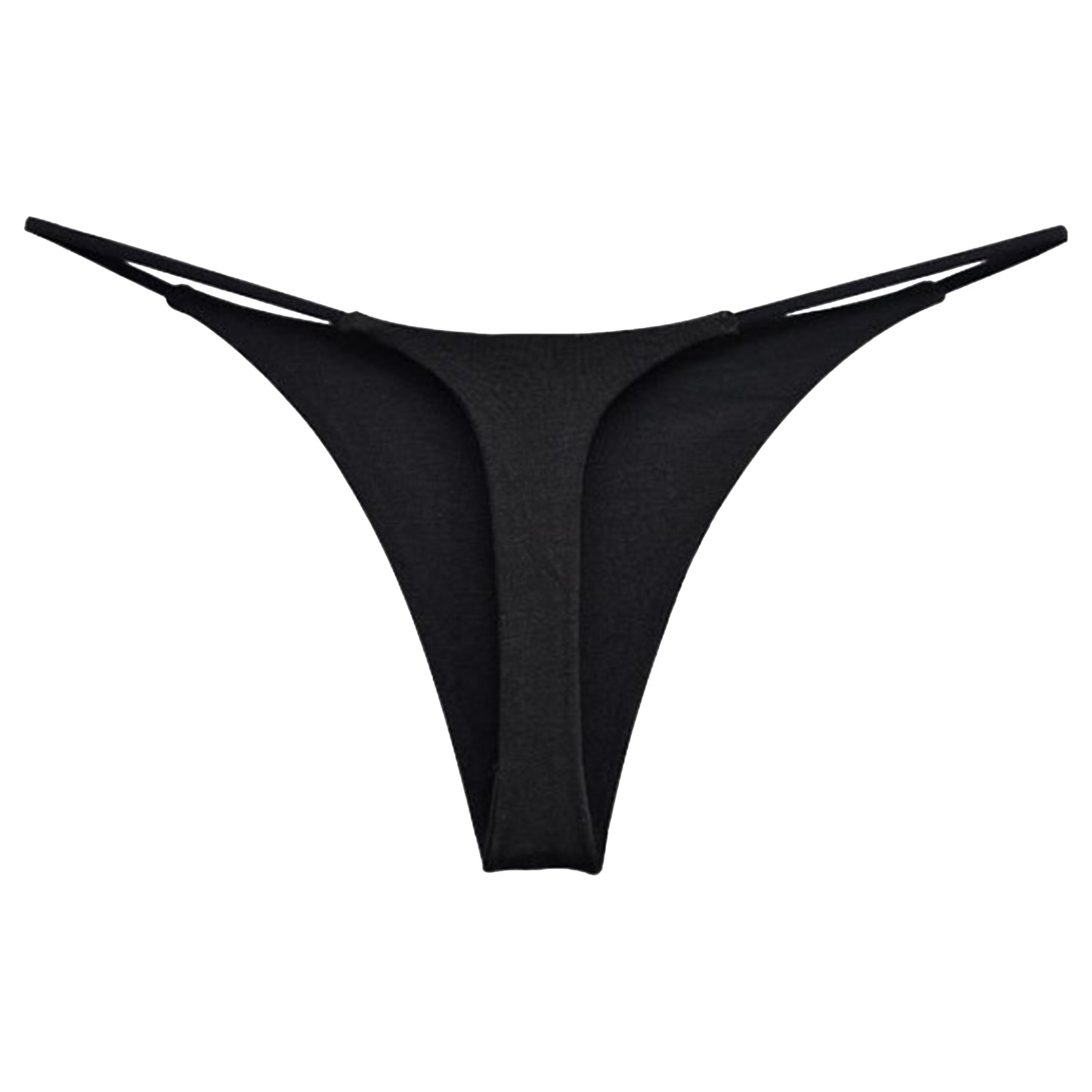 Womens Low Rise Thong Bikini Bottom